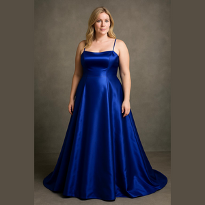 Night Way Collections Royal Blue Dress with Shawl